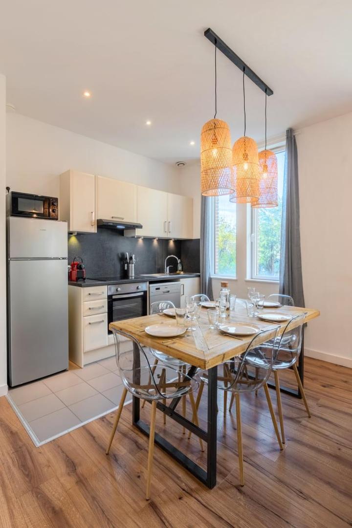 Modern, Quiet 3-Bedroom Apartment With Parking Marcq-en-Baroeul Exterior foto